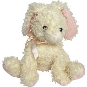 Ty Classics Hareston Bunny 8" Plush Toy Pale Pink Cream Cuddly Collectible 2004